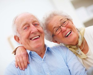 older couple laughing
