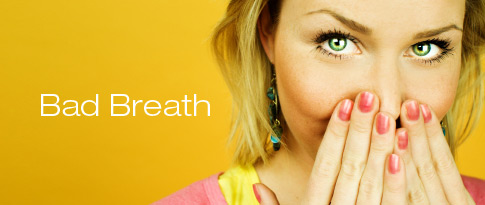 bad breath stock image